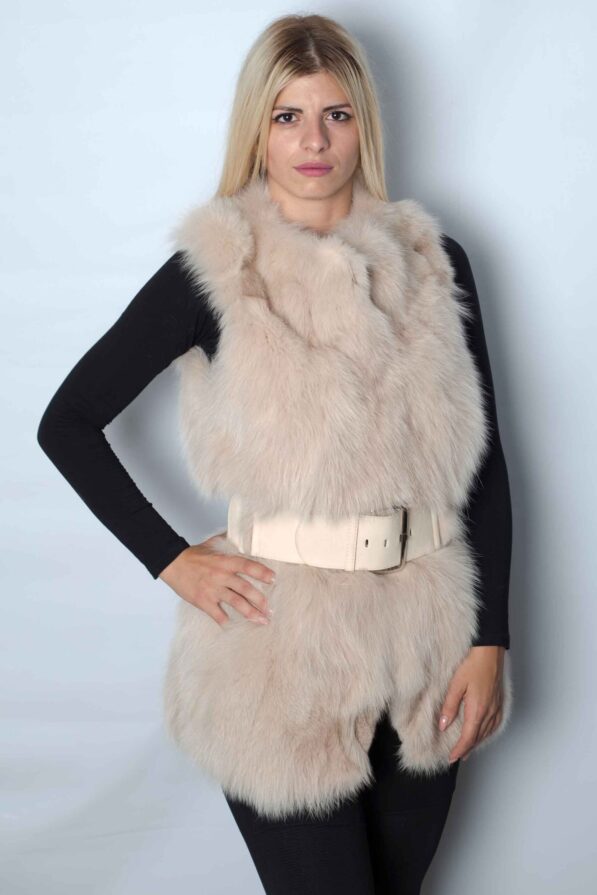 Vest Pink-White