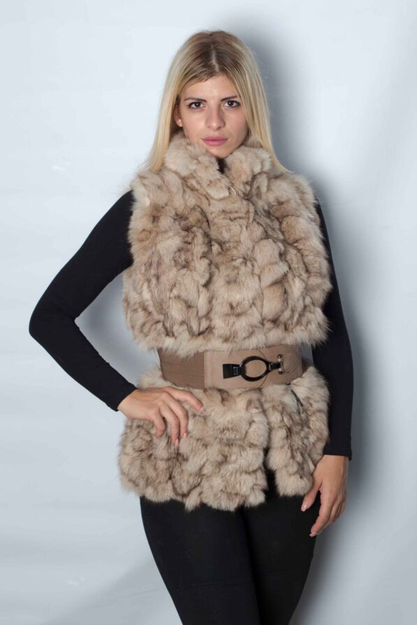 Vest fox Beige