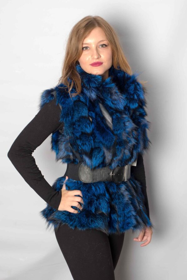 Vest fox Blue-black