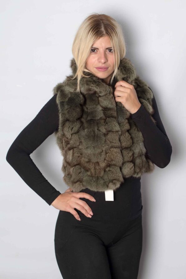 Vest fox Olive