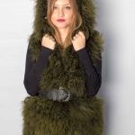 Vest Olive mongolian lamp