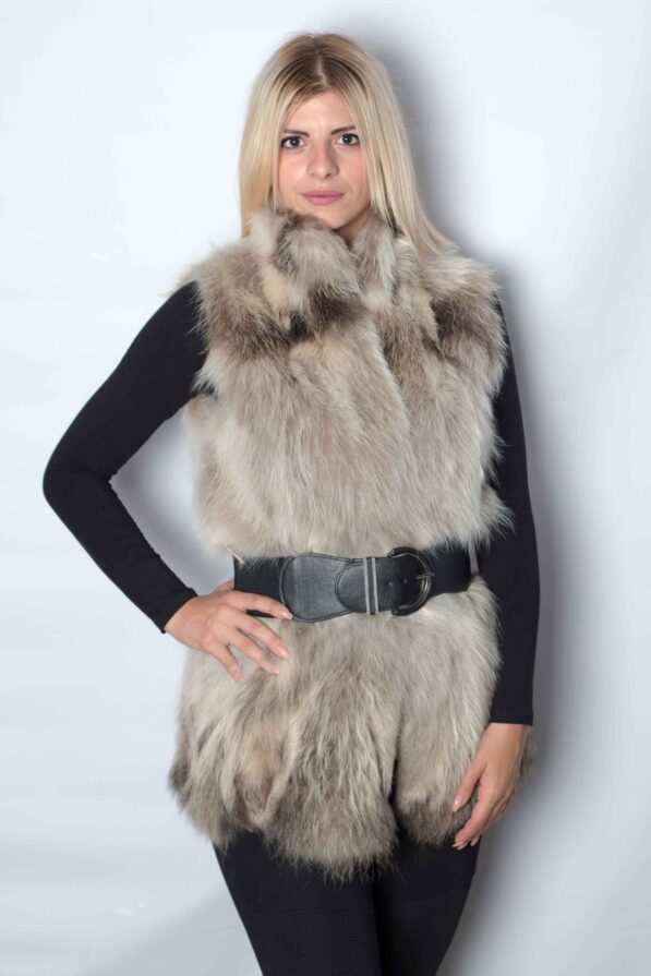 Vest finland raccoon natural
