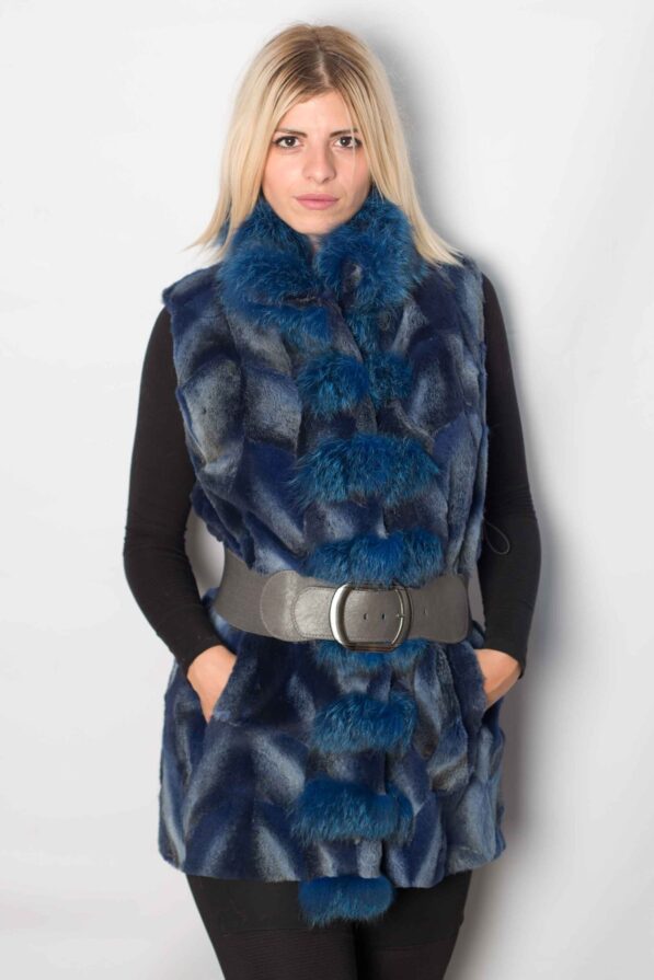 Vest fox light blue