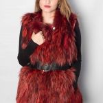 Vest silverfox red wine