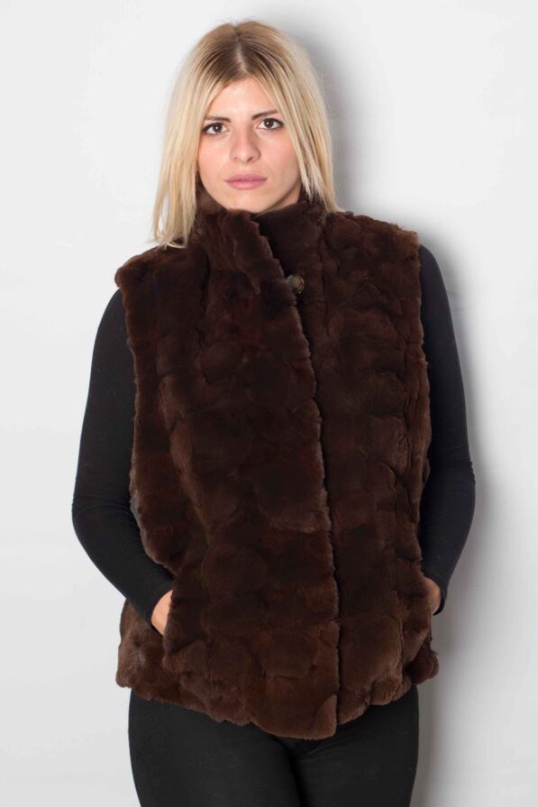 Vest brown fox