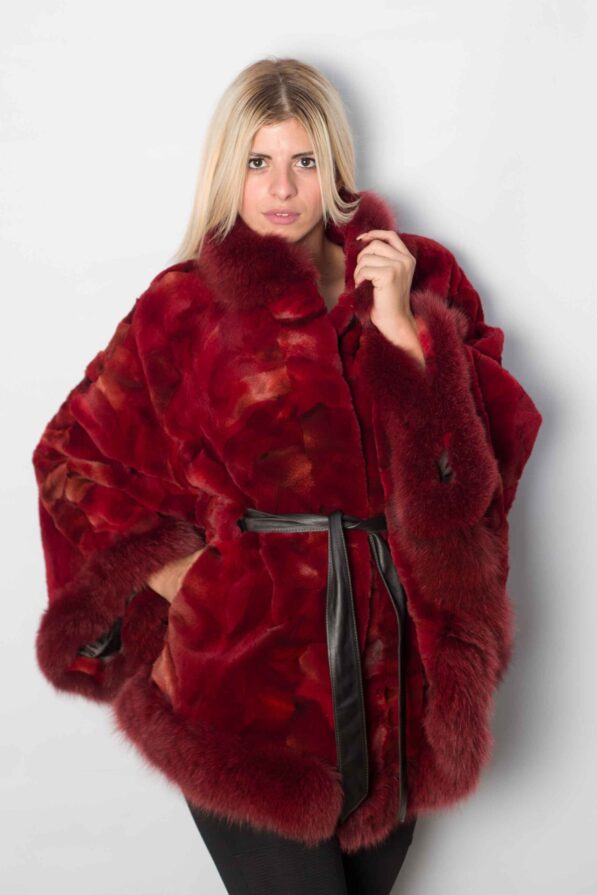 Cloak fox burgandy