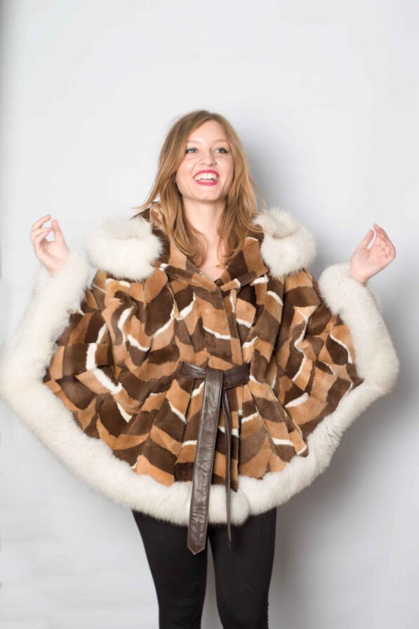 Cloak mink brown