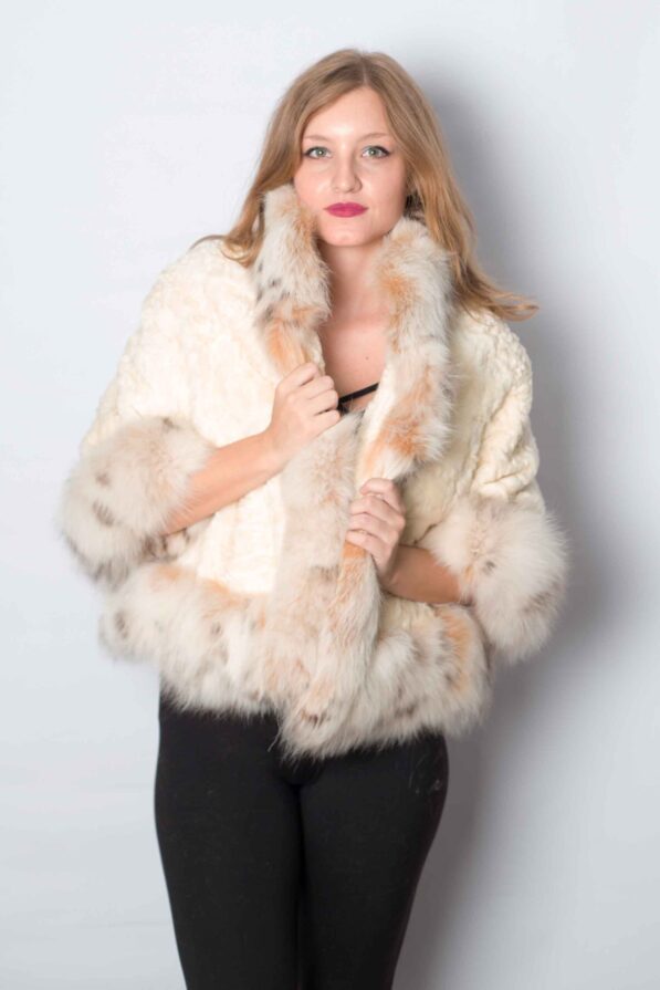 Ecru fox cloak