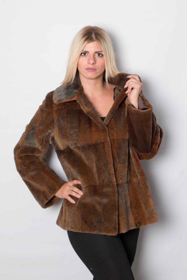 Olive-brown beever Coat
