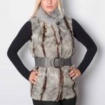 Vest Goatskin grey brown