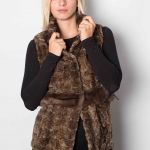 Vest mink grey-brown
