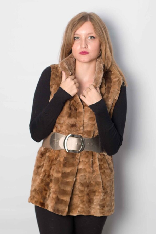 Vest mink light-beige