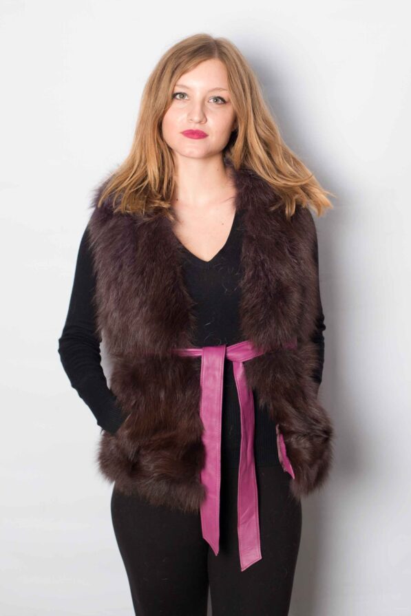 Vest fox purple