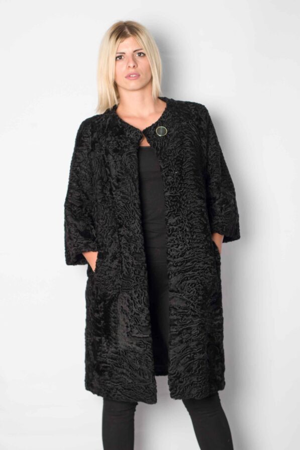 Coat swakara black