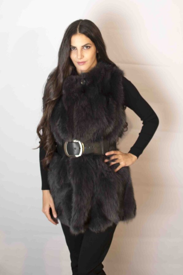 Vest fox grey-rough